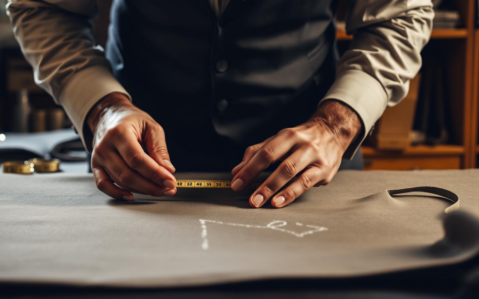 Master tailor at work